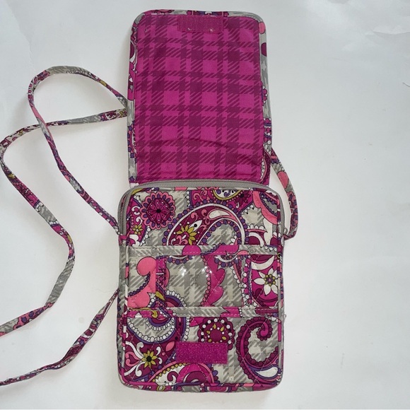 Vera Bradley Mini Hipster Crossbody in Paisley Meets Plaid - Picture 4 of 8